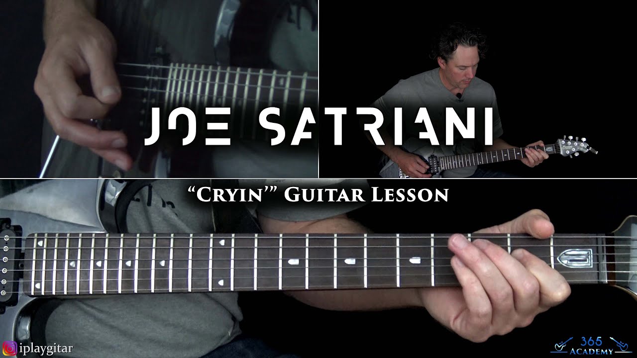 Joe Satriani - Cryin' Guitar Lesson