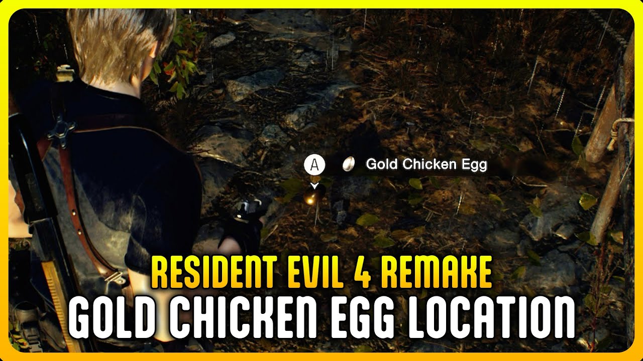 Resident Evil 4 Remake - Gold Chicken Egg Location (Egg Hunt Request)