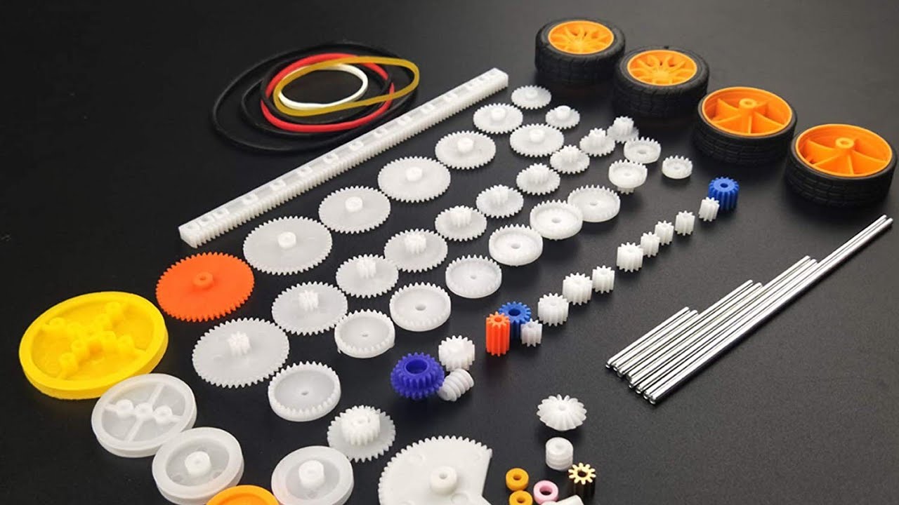 unboxing 78 pieces plastic gear set for projects. | UNBOXING Anything |