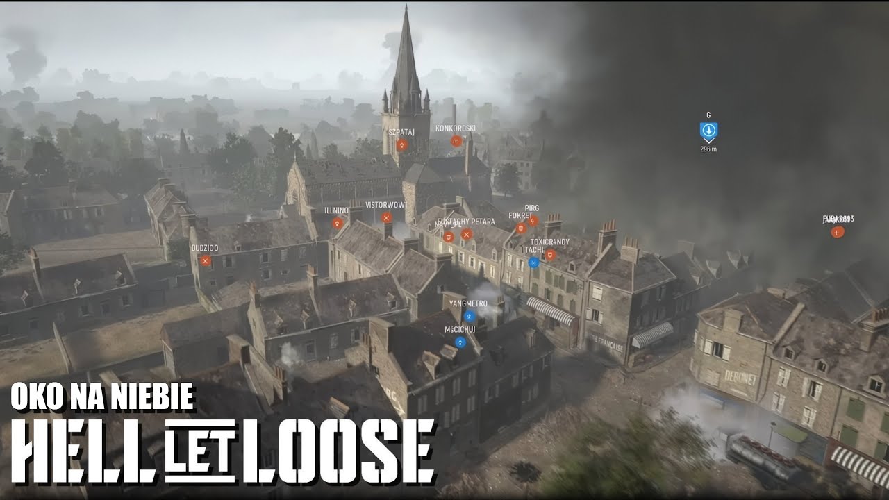 CARENTAN maszynka do mielenia MIĘSA- HELL LET LOOSE. Oko Na Niebie.