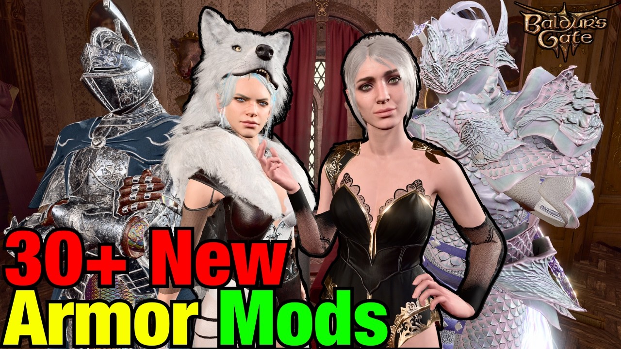 30 BEST NEW ARMOUR & OUTFIT MODS in Baldur's Gate 3