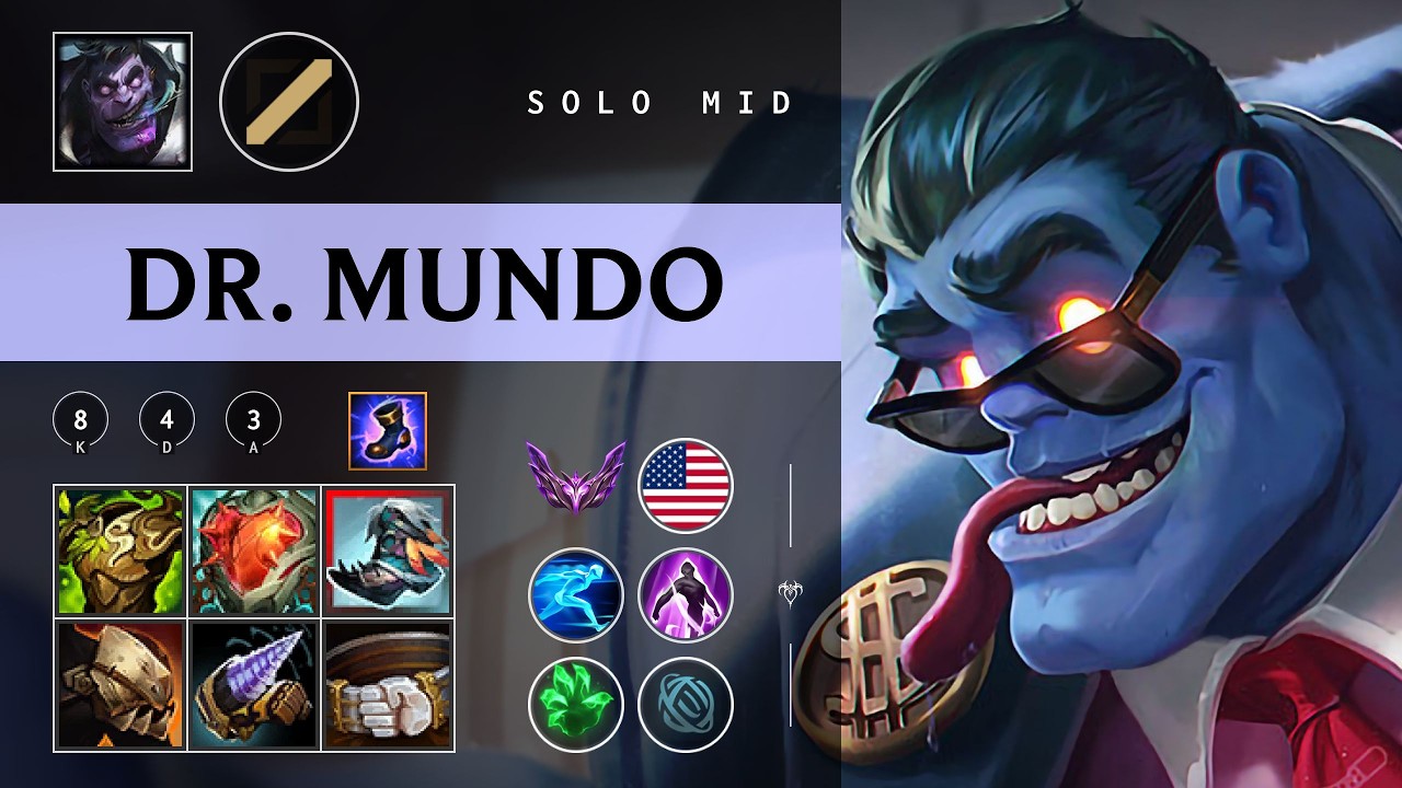 Dr. Mundo Mid vs Xerath - NA Master Patch 26.03