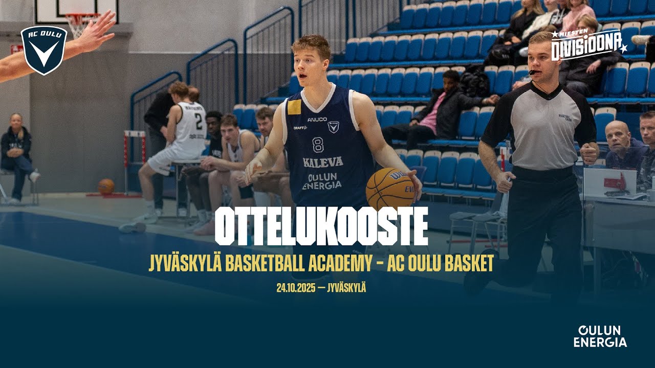 OTTELUKOOSTE: Jyväskylän Basketball Academy – AC Oulu Basket