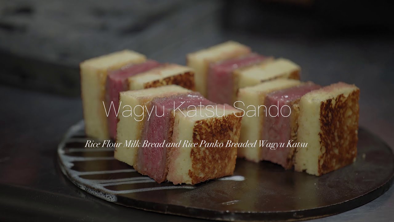 02 Japanese Rice Flour Cooking -Wagyu katsu Sando-