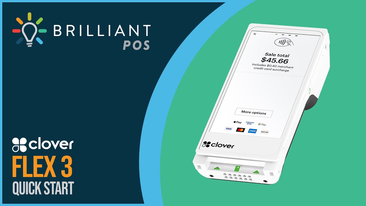 How to Set up a Clover Flex 3 Brilliant POS