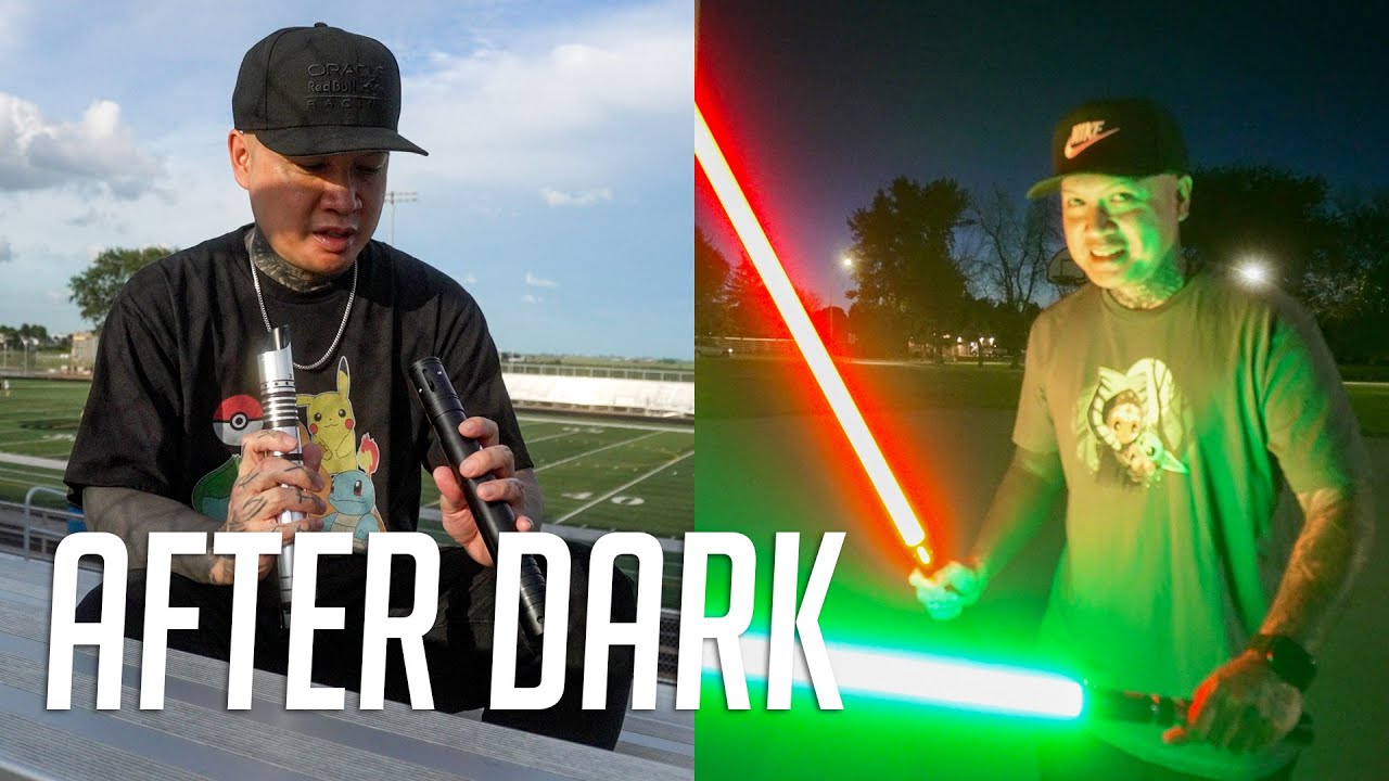 Baselit Vs Neopixel - Dueling in the dark brightness test