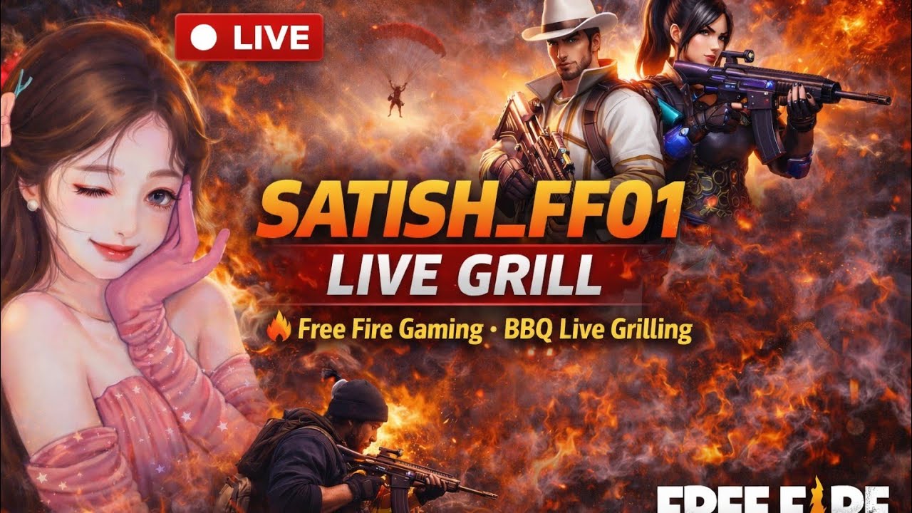pari gaming  is live! pari gaming ke sata Satish _FF01 gaming