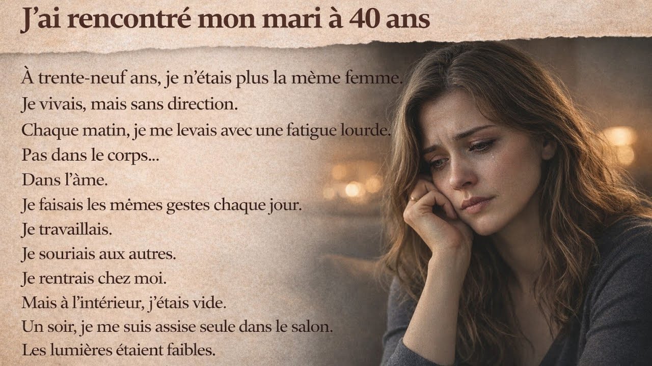 J'ai rencontré mon mari à 40 ans   : une histoire vraie de courage et d’espoir | Français A2