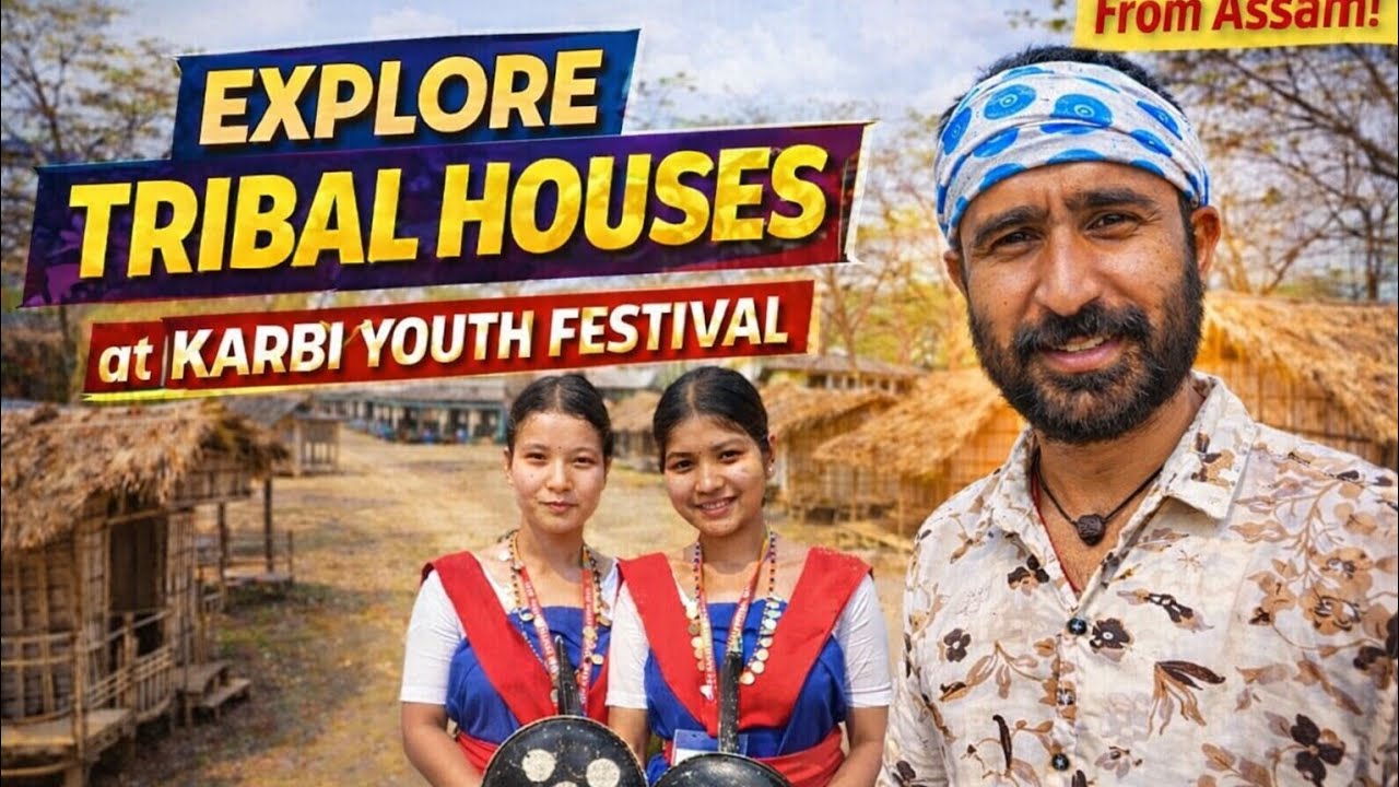 All tribe houses in KYF 2026 || karbi youth festival🎊 || tribe life in north east india