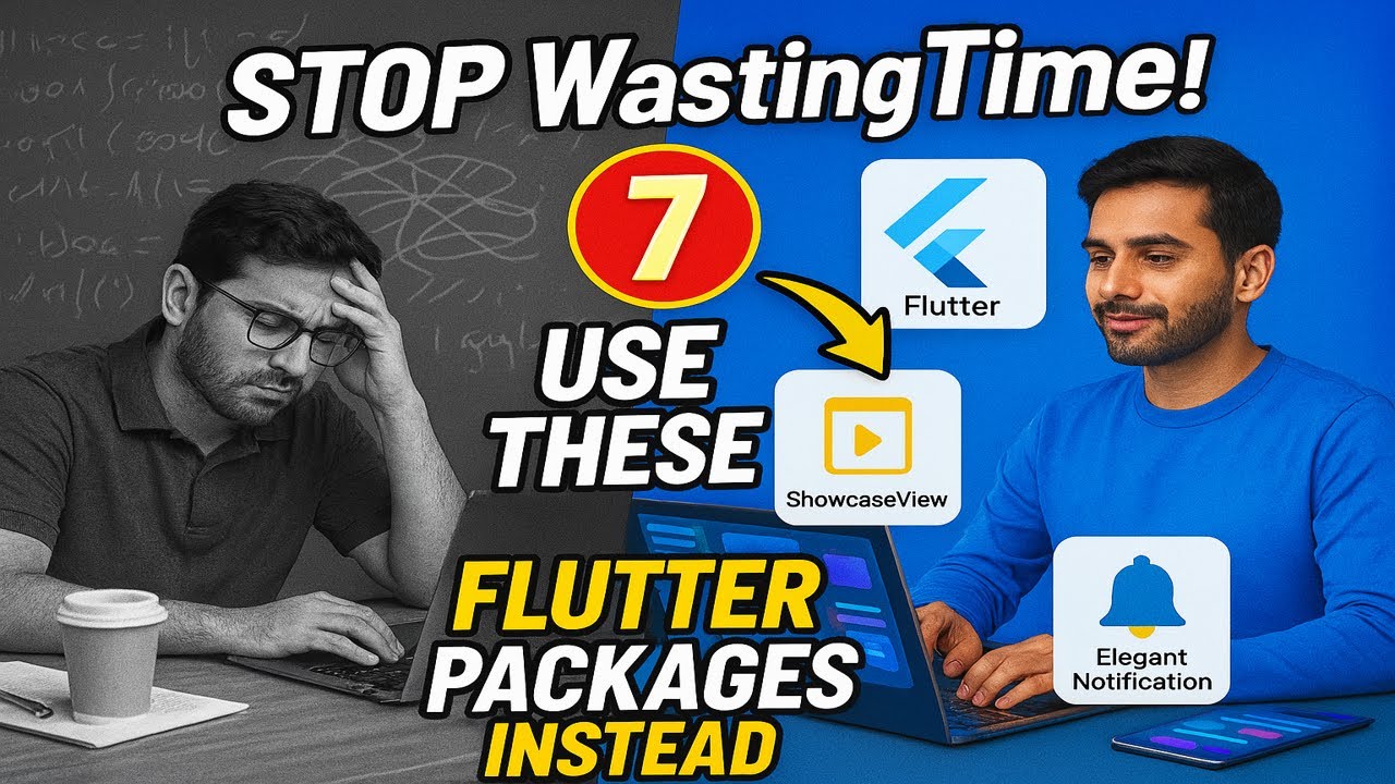 STOP Wasting Time! Use These 7 Flutter Packages Instead ⚡