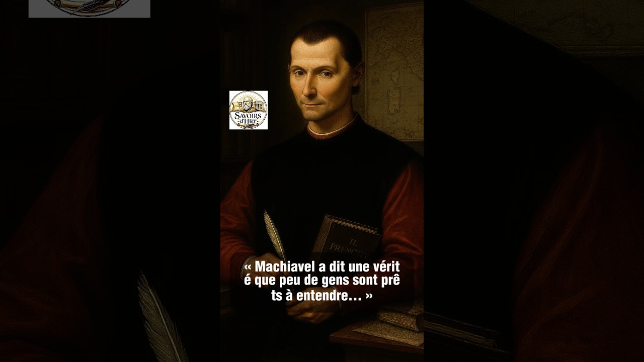 Une citation de Machiavel.. 