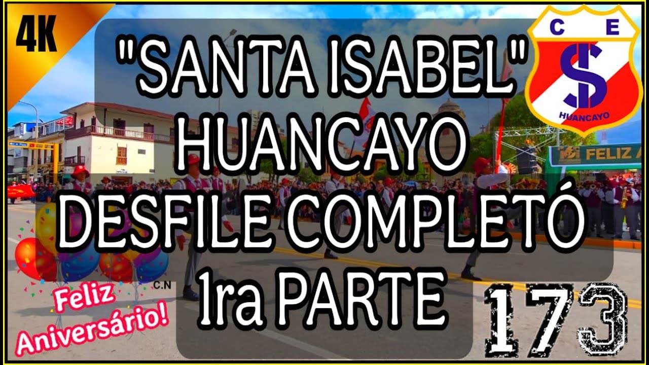 SANTA ISABEL HUANCAYO DESFILE 2025