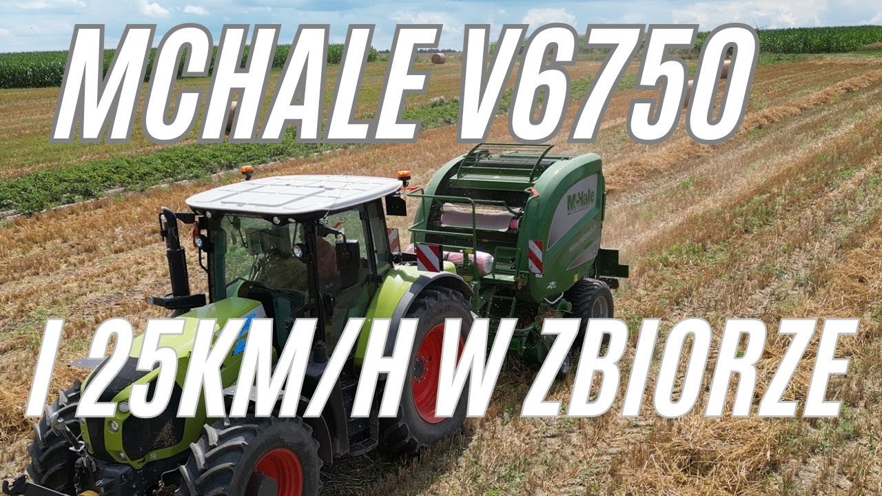 HIGHEST HARVEST SPEED ONLY WITH MCHALE V6 750 ROLMECH