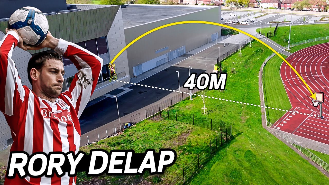 CAN RORY DELAP THROW THE BALL INTO A HOOP FROM 40m AWAY?