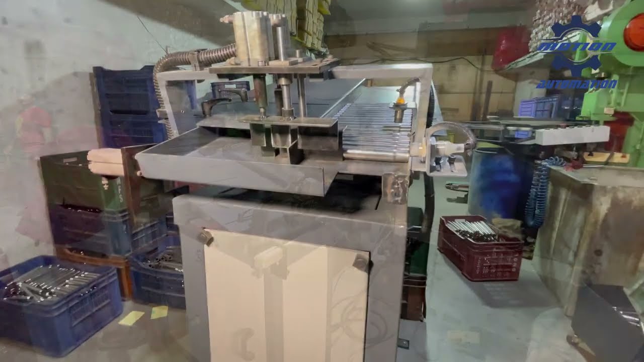 CNC Machine Tending with Mitsubishi Robot | Motion Automation Rajkot |  Contact No. +91 70467 80350