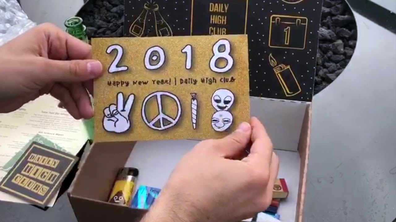 Daily High Club January Unboxing 2018