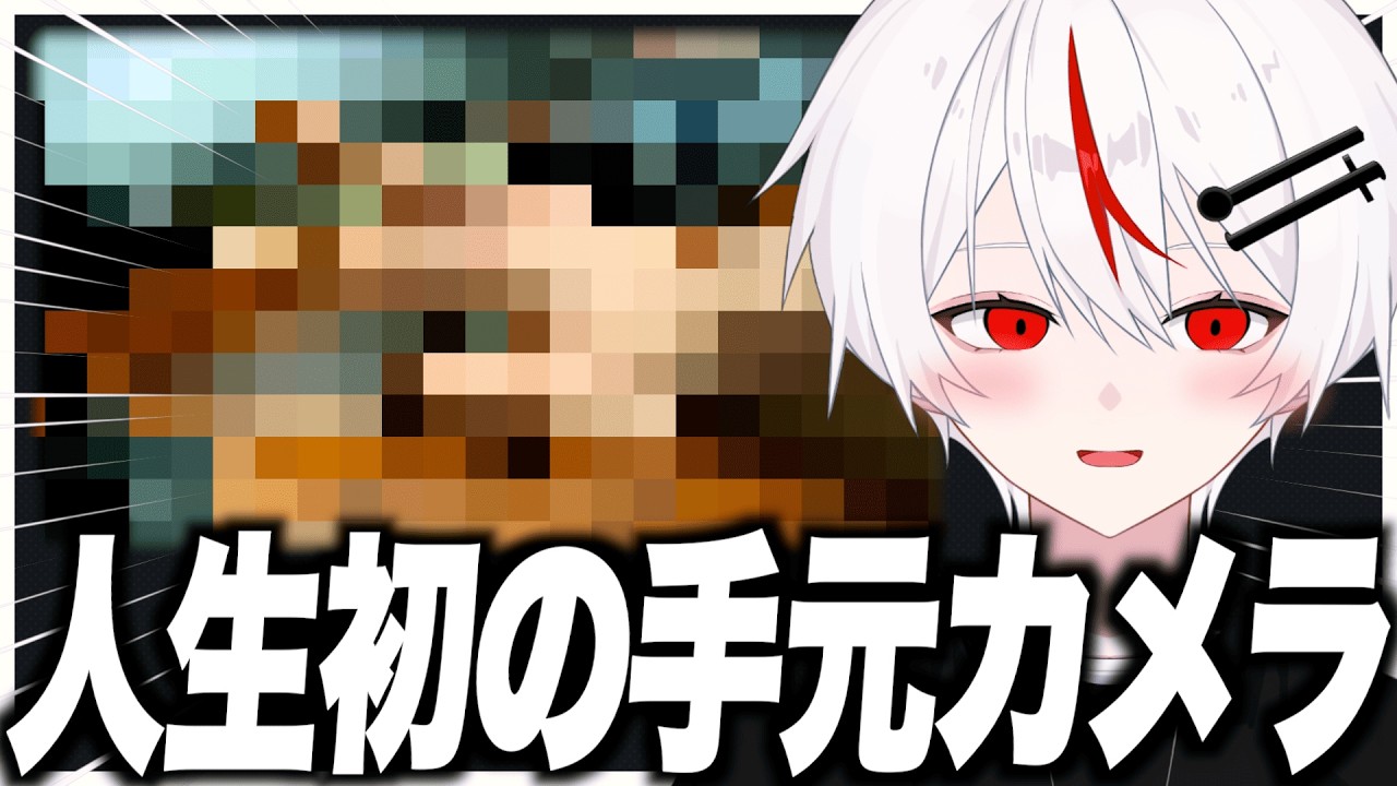 【祝】成人男性が人生初の手元カメラ配信をするよ！【新人vtuber/てんさい糖】