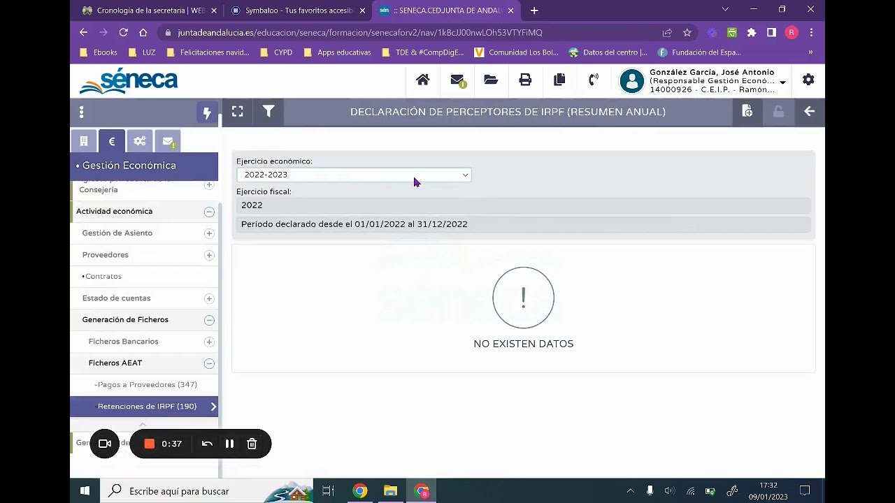 Fichero 190   Retención IRPF
