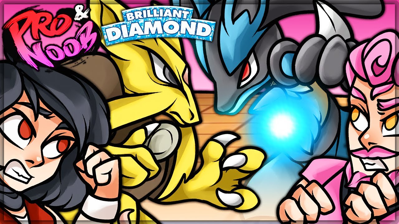 LUCARIO SUCKS AND I'M NOT SORRY - Pro and Noob VS Pokemon Brilliant Diamond!