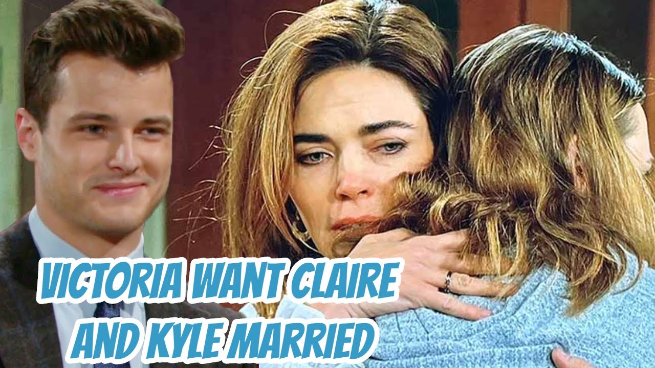YR Spoilers Shock Victoria supports Claire and Kyle in loving each other - get married and have kids