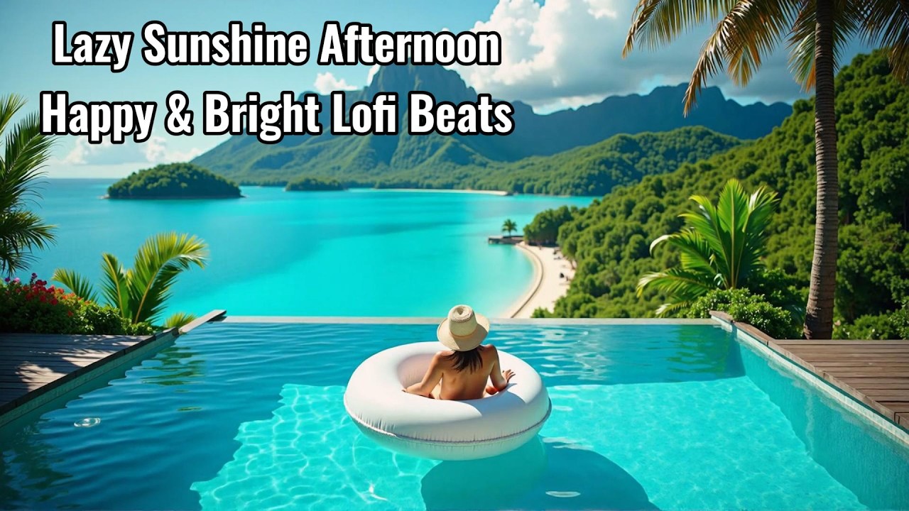 慵懶的夏日午後 快樂明亮的 Lofi 滿滿夏日度假感 Lazy Summer Afternoon, Happy & Bright Lofi for Vacation, Lazy cafe break