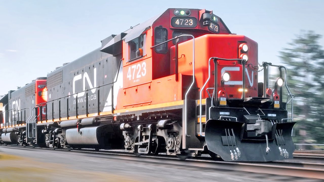 95 MPH In A Freight Train!