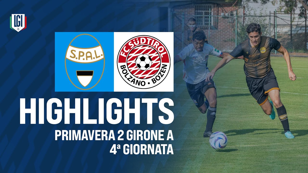Highlights Spal-Sudtirol Primavera 2, 4ª giornata stagione 2024-25