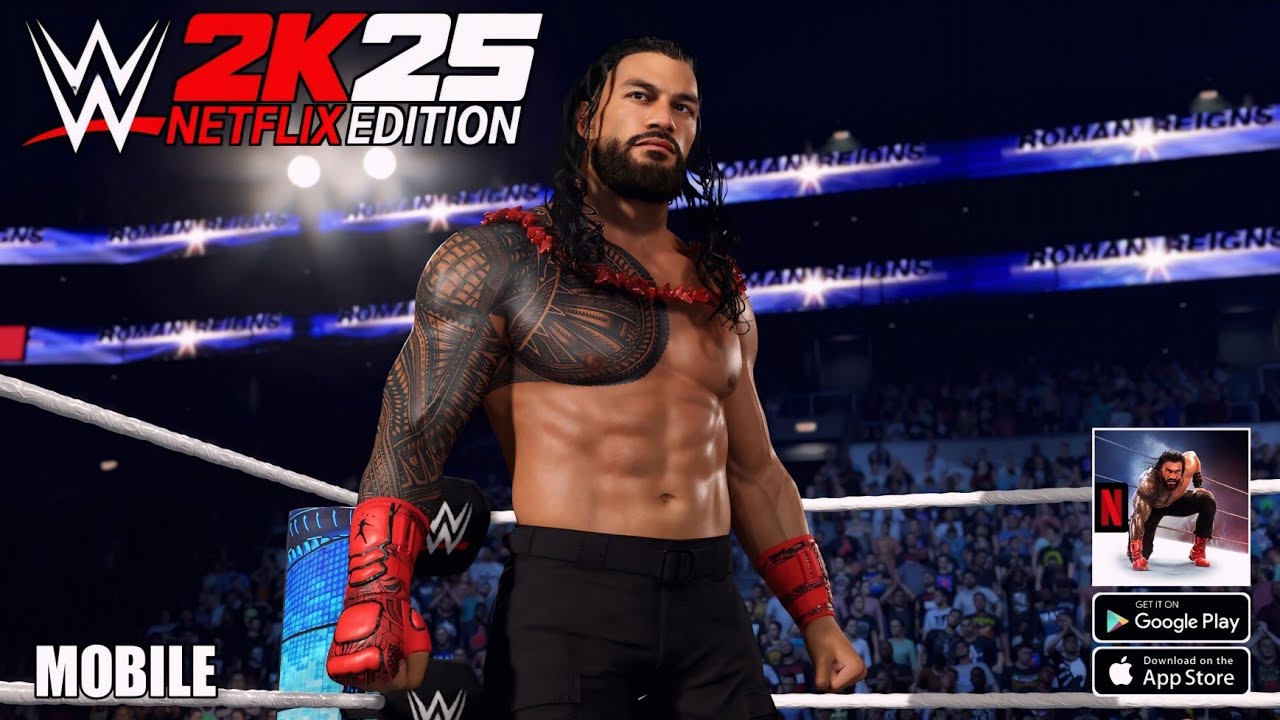 WWE 2K25: Netflix Edition Gameplay Android & IOS