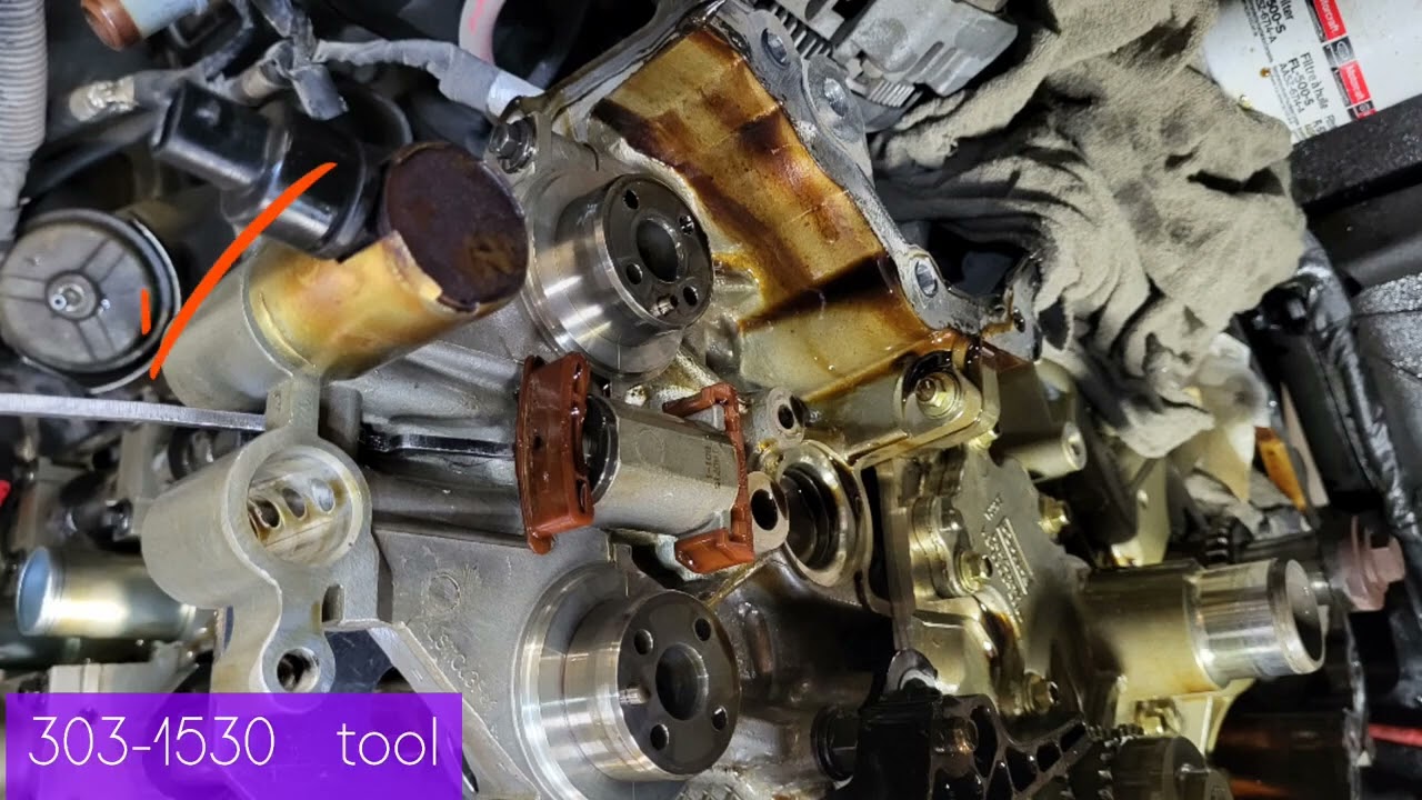 F150 3 5 Eco Engine Light P0016 Cam position correlation,  Timing chain Stretched  #F150Enginelight