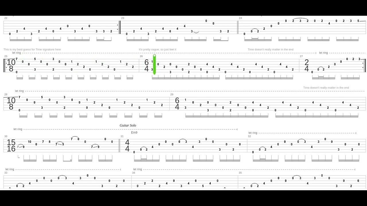 Benighted Tab by Opeth + Guitar only + Guitar tab
