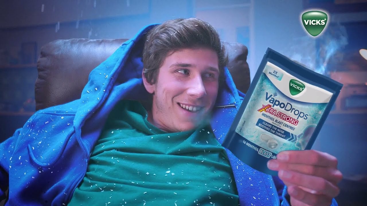 Vicks VapoDrops Xtra Strong With 2X Menthol - Relieves your tough cough and cold symptoms!