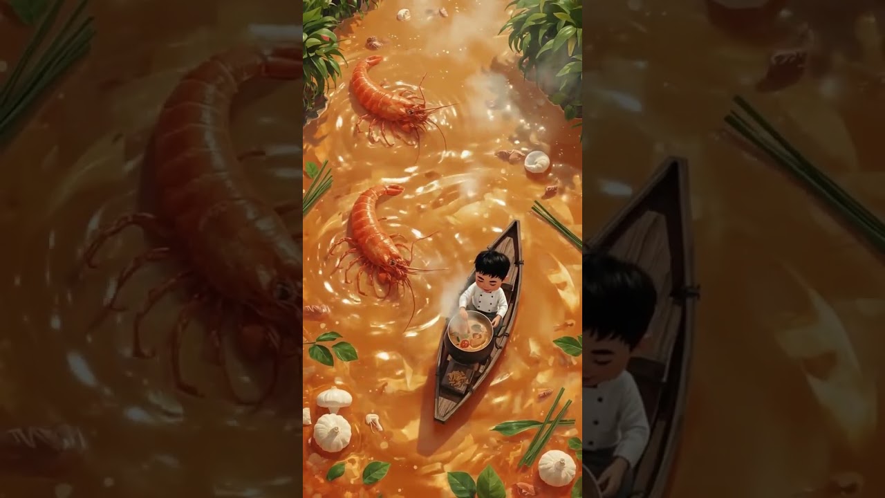 soup river 🍲 #shorts #ai