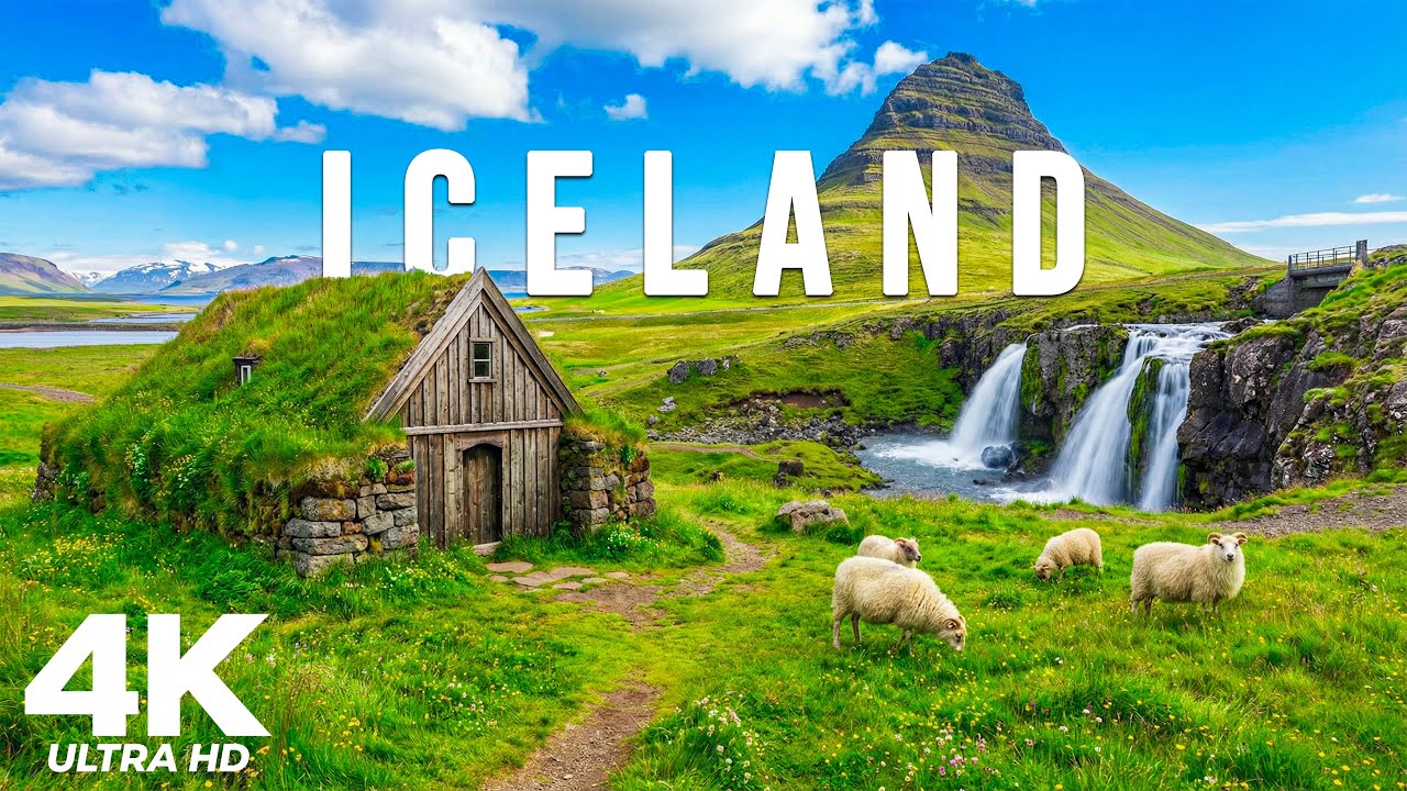 Iceland 4K | Unreal Landscapes of Fire and Ice – Where Volcanoes Burn and Glaciers Meet in Silence