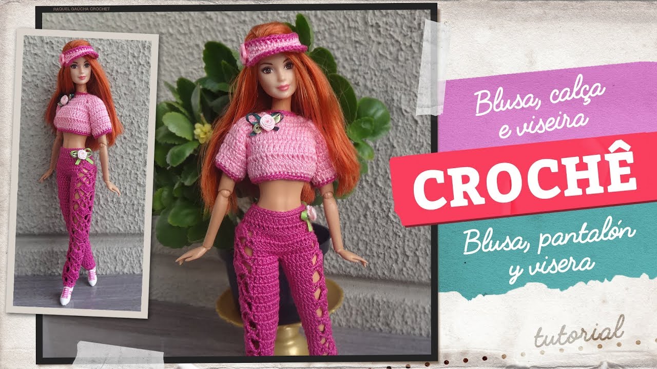 Roupa de Crochê para Bonecas