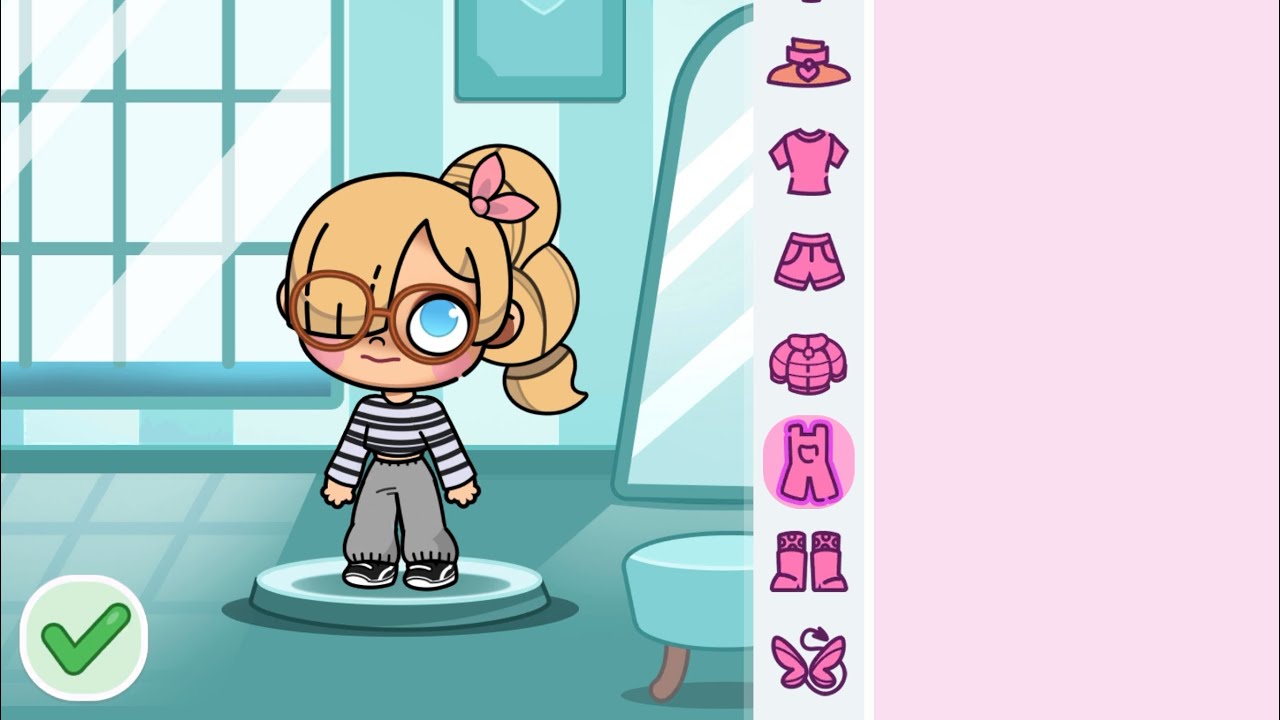 Shy girl in Avatar World