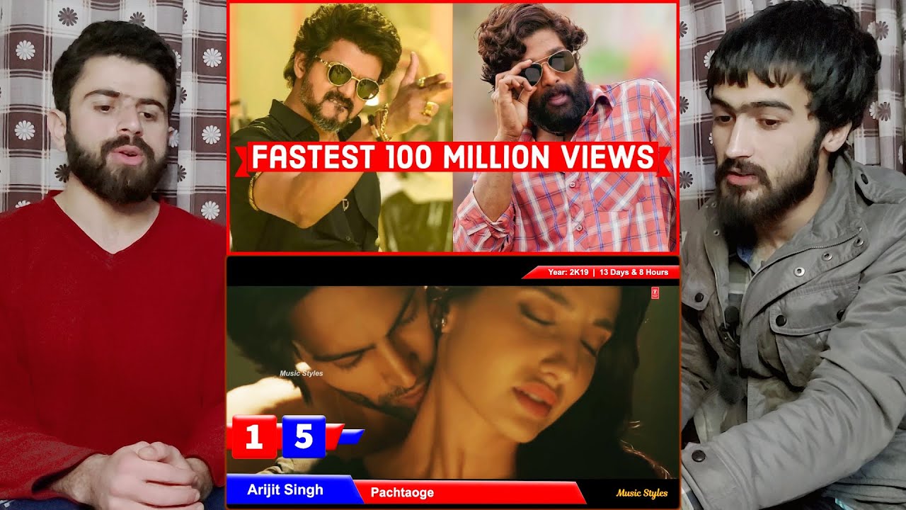 Fastest 100 Million Views Songs in India Reaction | MZ Reactions