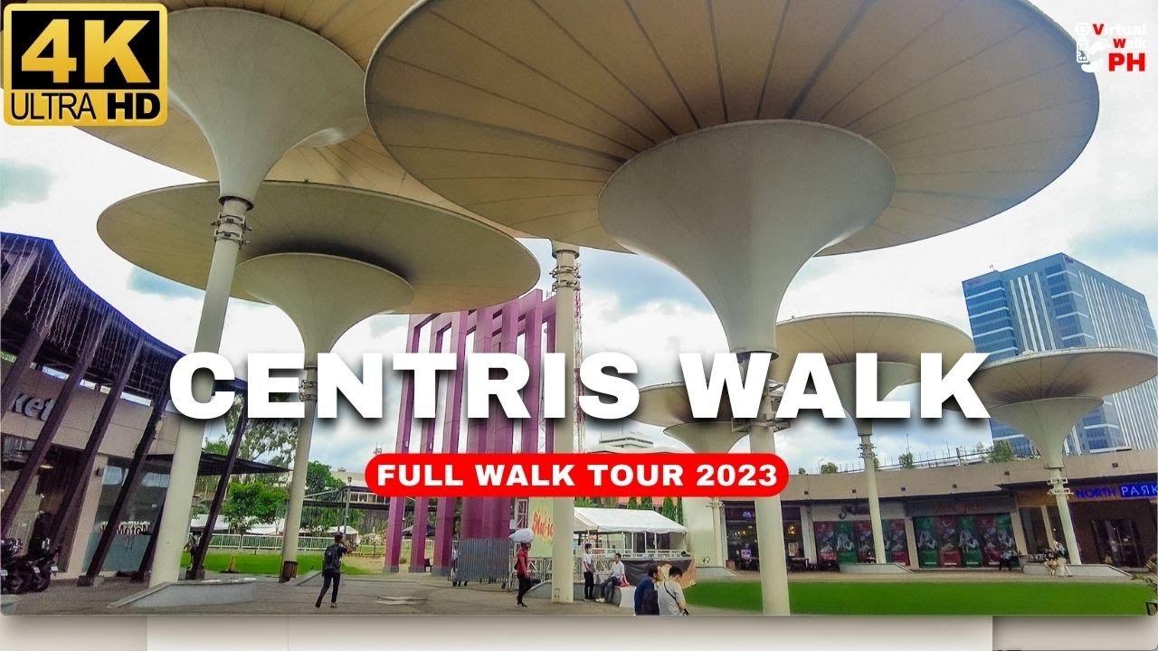 [4K] SINGAPORE at First Glance | Eton Centris Walk Virtual Tour 2023 | Strolling at Quezon City