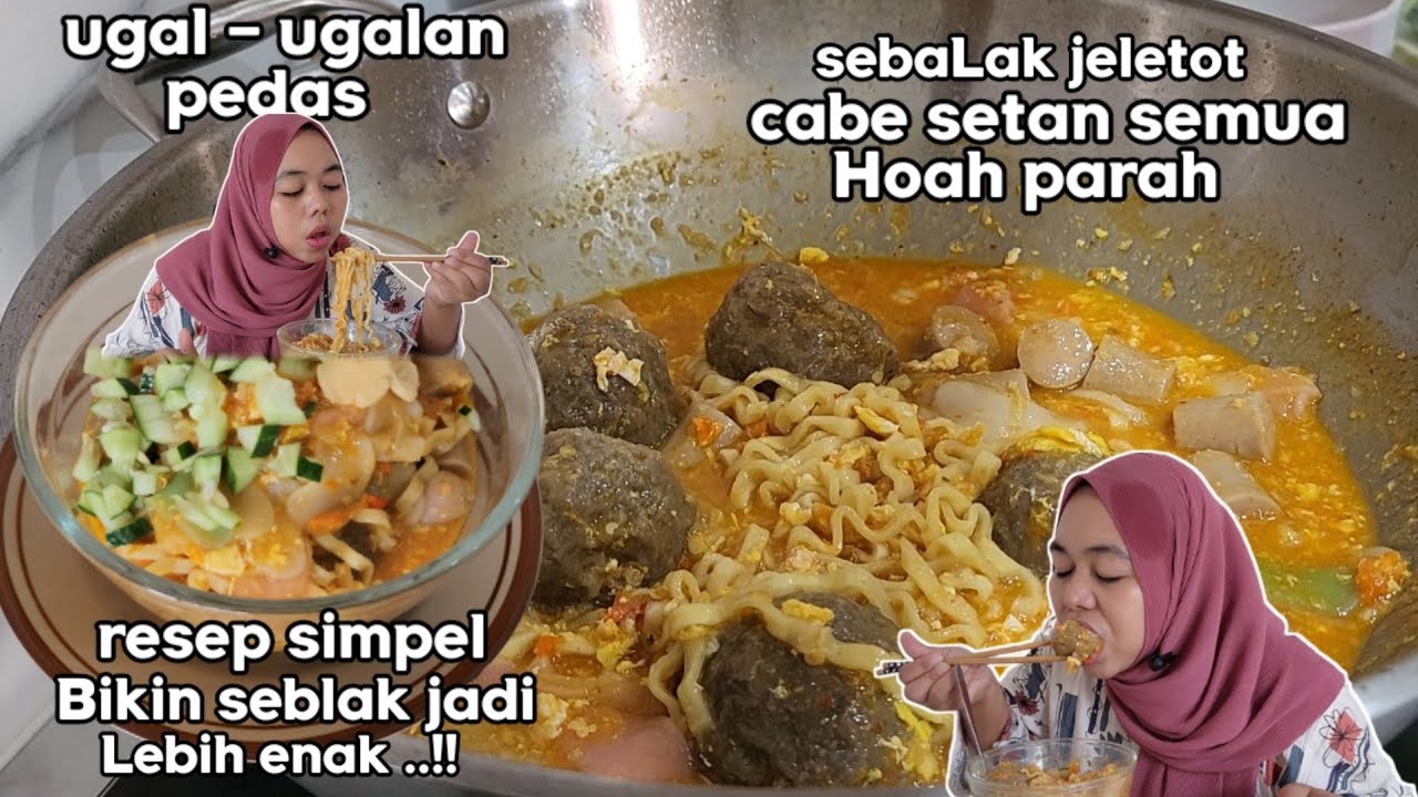 sampai nyerah ‼️ makan & bikin seblak jeletot pedas