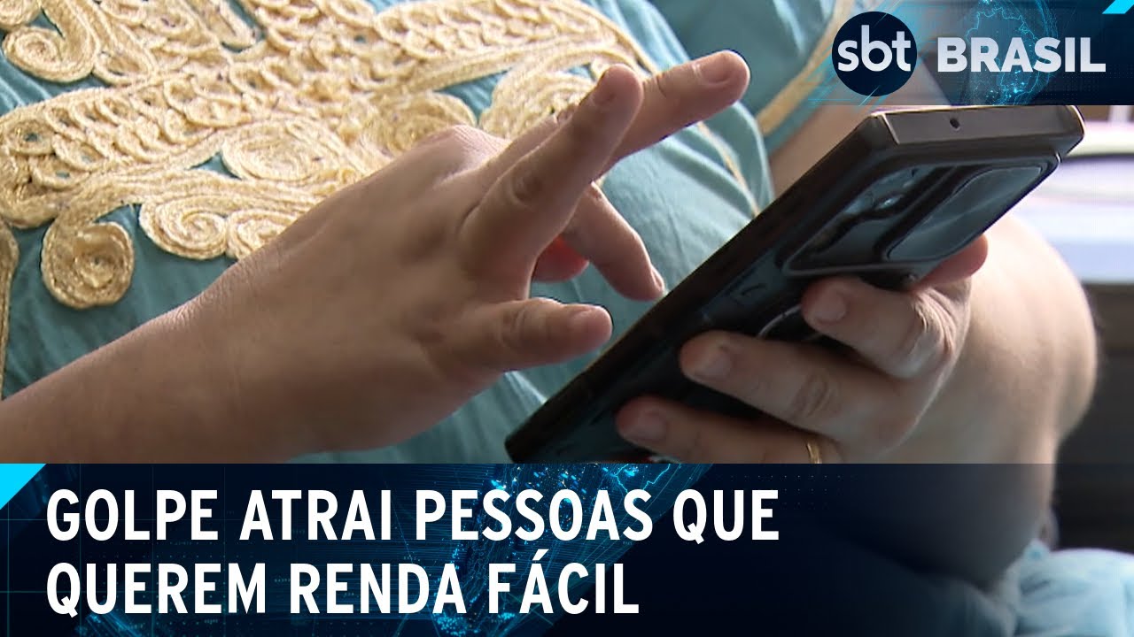 Golpe da Renda Extra: criminosos aproveitam interesse para enganar pessoas | SBT Brasil (29/03/25)