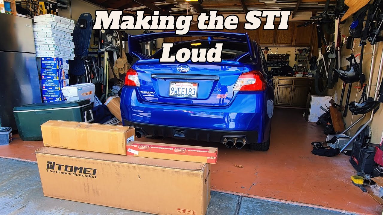 Making my 2021 Subaru WRX STI Loud (Tomei expreme Exhaust)