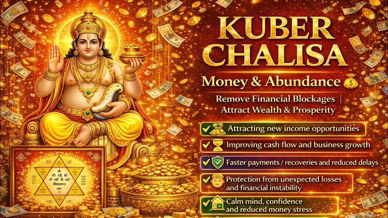 💰 Kuber Chalisa 11 Times for Money & Abundance Remove Financial Blockages,Attract Wealth& Prosperity