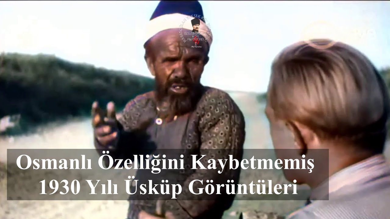Osmanlı Özelliğini Kaybetmemiş 1930 Yılı Üsküp Görüntüleri