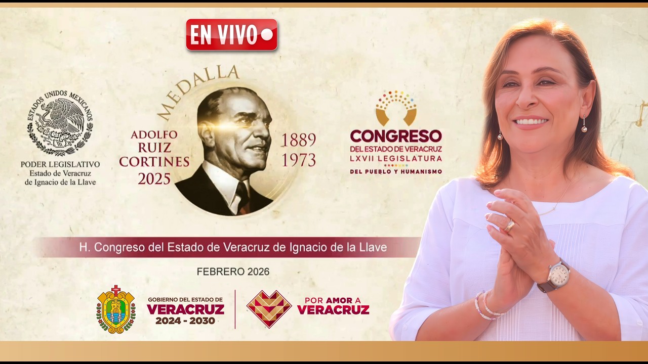 ▶️ En vivo | Entrega de Medalla Adolfo Ruiz Cortines 🏅