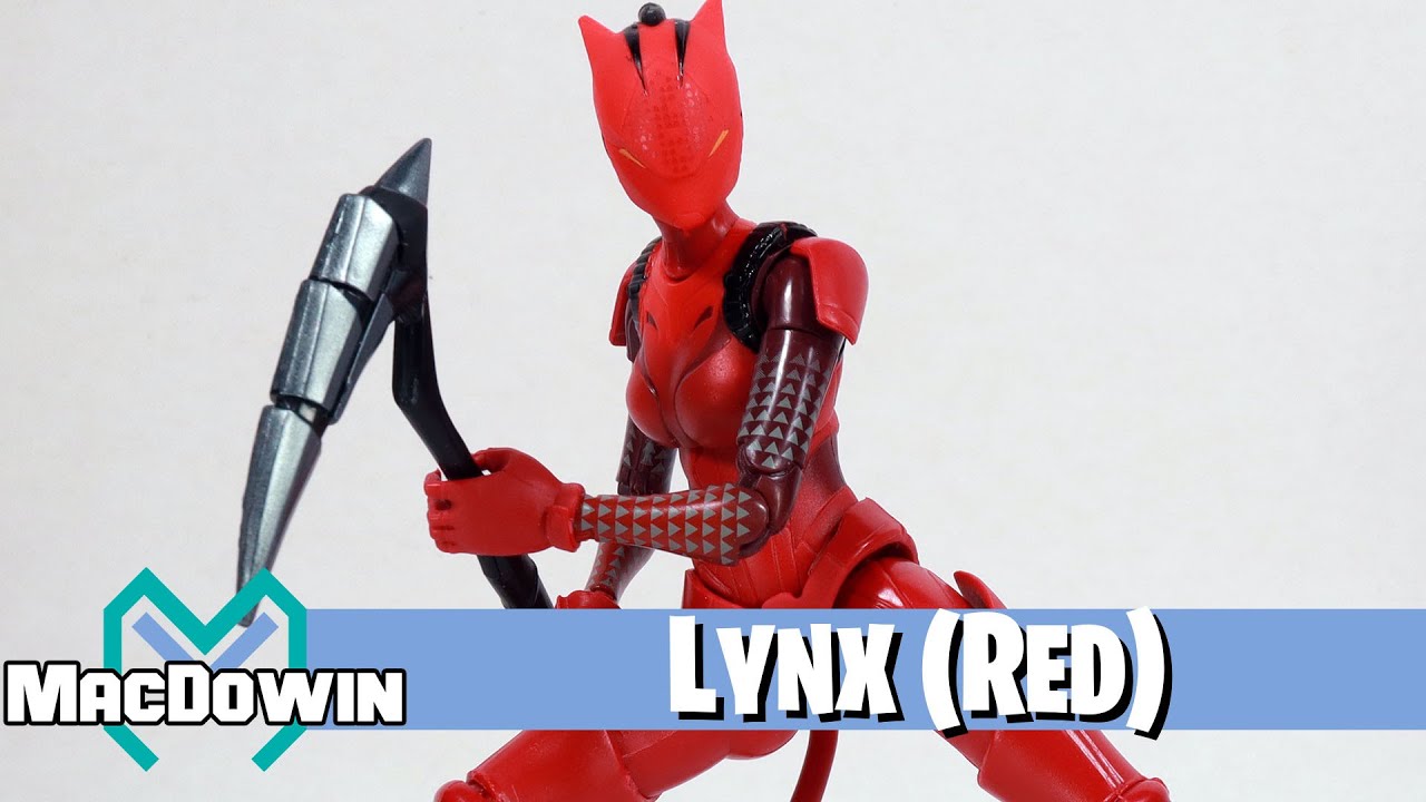 Lynx (Red) Fortnite Action Figure | 6