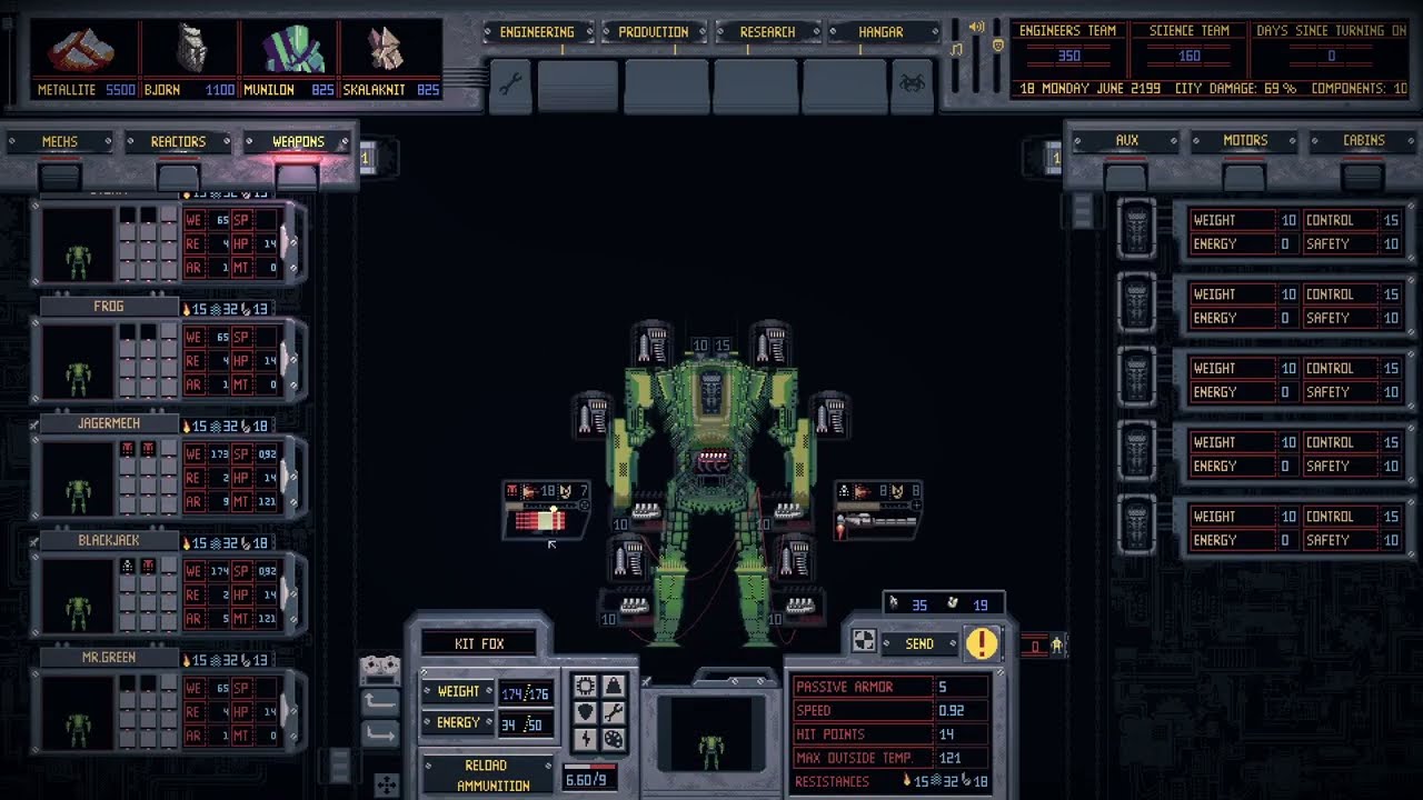 New game same theme (Mech Engineer)