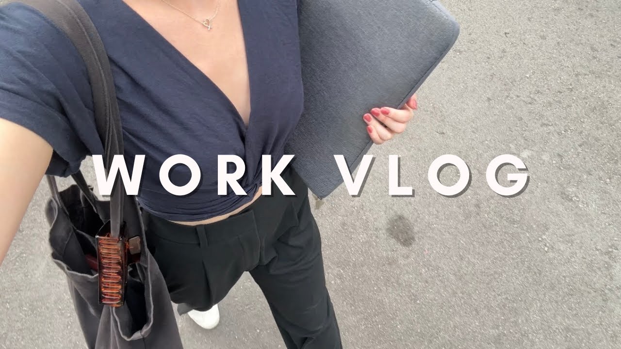 productive work vlog 👩🏻‍💻 | going to the office, rainy wfh days