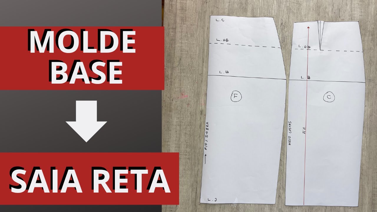 Molde Base de Saia - Passo a Passo - Completo e Descomplicado! |  Gisele Maués