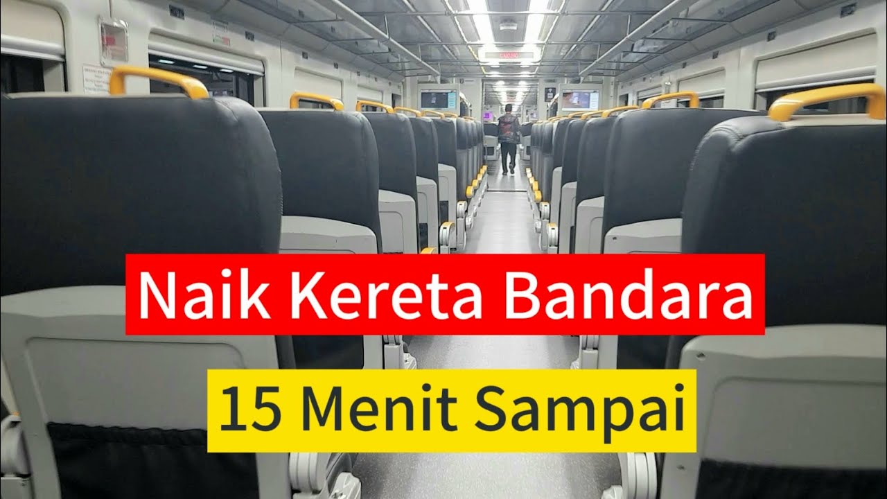 Naik Kereta Bandara Cuma 15 Menit | Dari Stasiun Batu Ceper