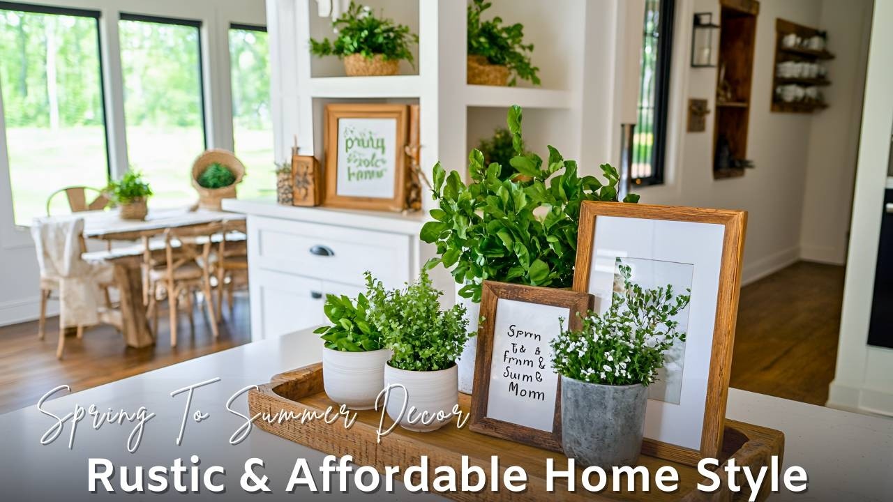 Spring to Summer Farmhouse Decorating Ideas 2025 | Cozy, Rustic & Affordable Home Style