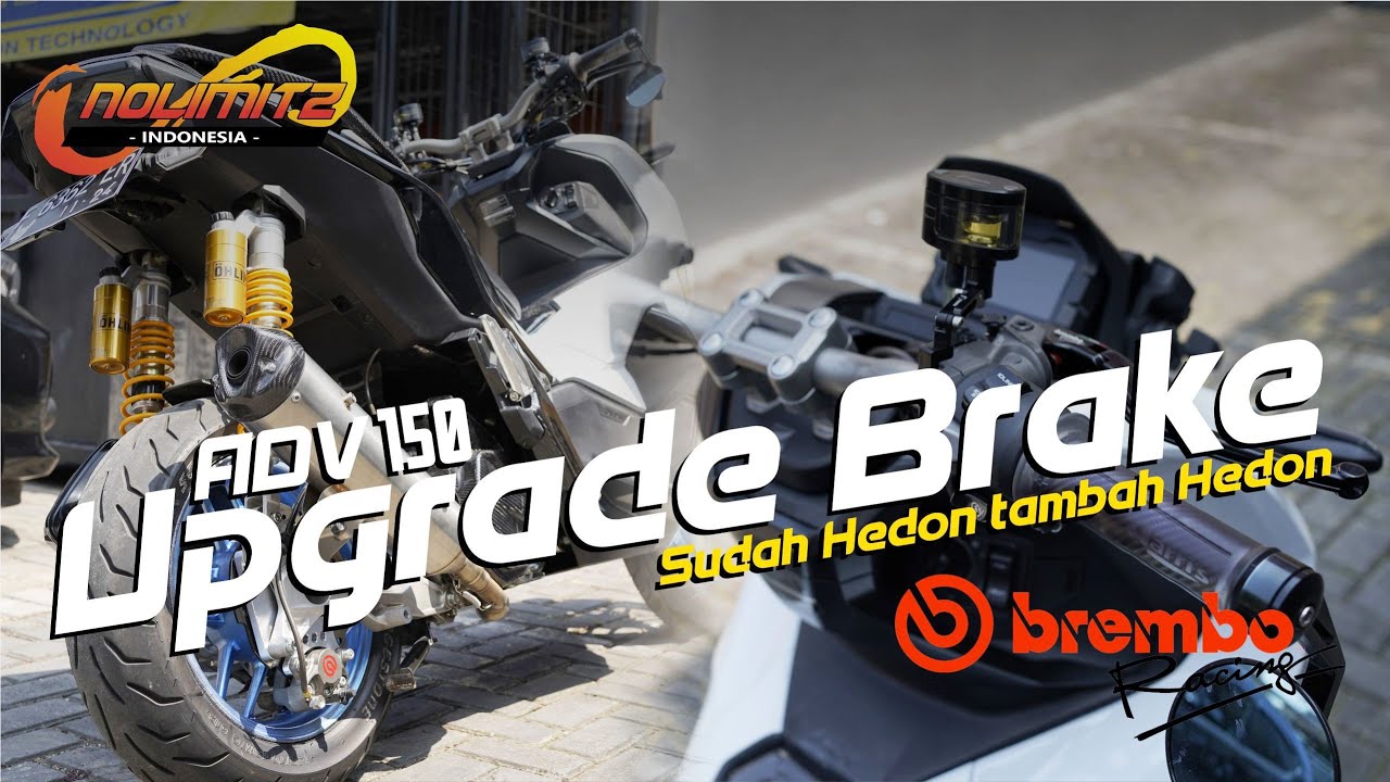 UPGRADE PENGEREMAN BREMBO HONDA ADV 150, SULTAN ABISS !!